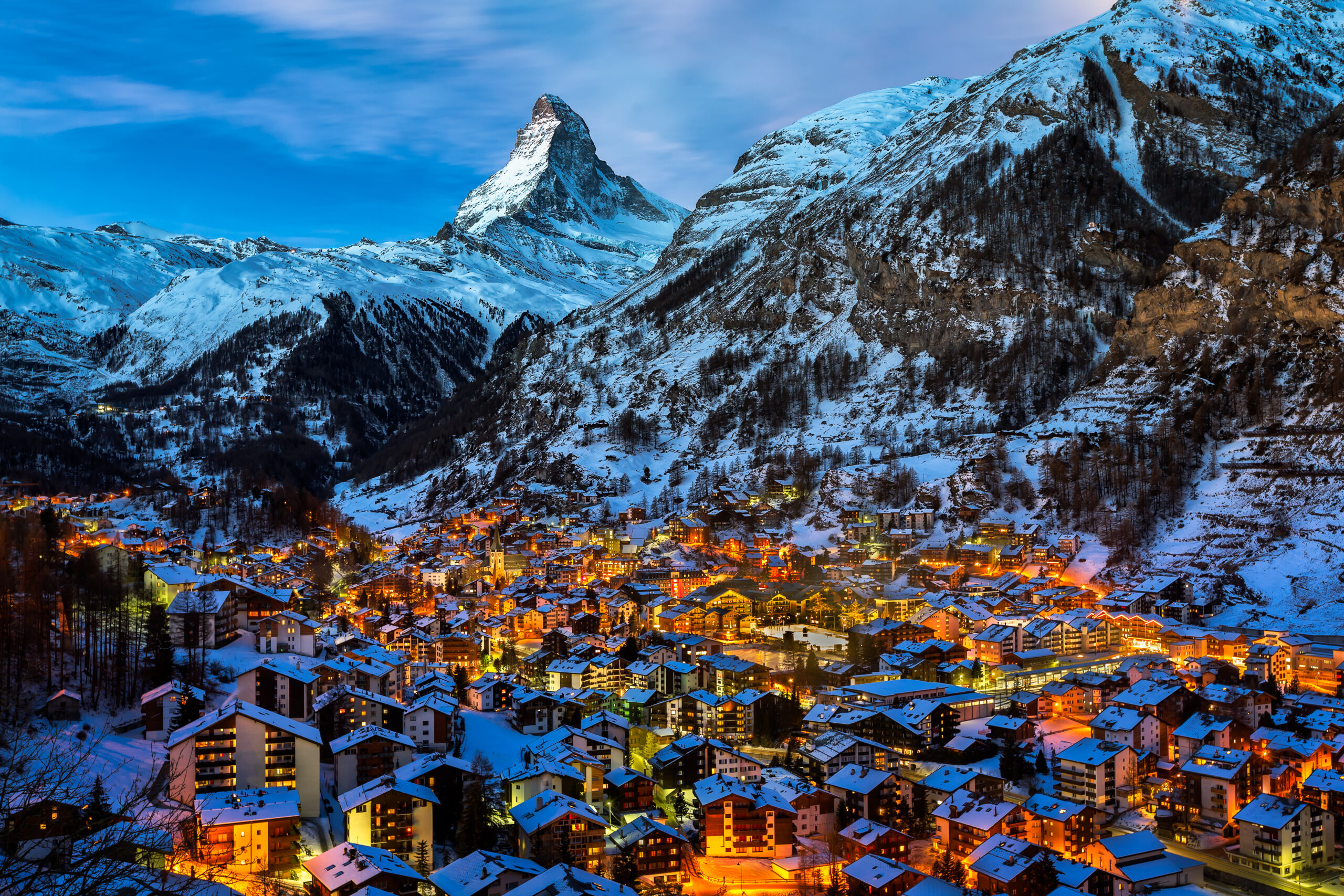 סקי בשוויץ ואיטליה ZERMAT בסקי פס אחד
